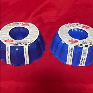 Nordic Ware Blue Bundt Pans Set of (3)